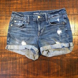 Denim shorts